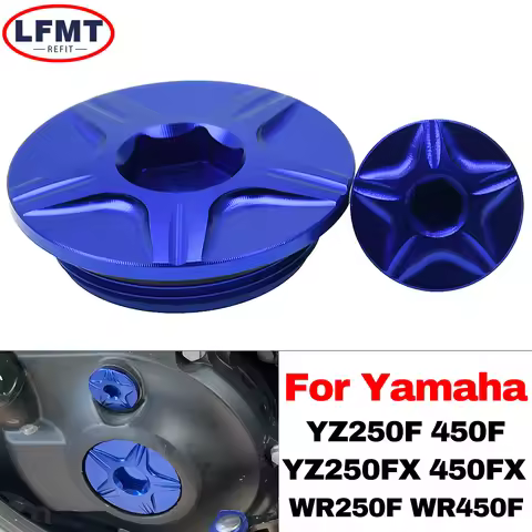 Motorcycle Engine Timing Cover Plug Cap For Yamaha YZ250F YZ450F WR250F WR450F YZ250FX YZ450FX RAPTO