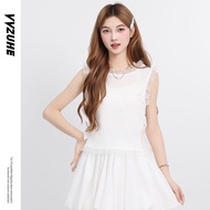 Pure Desire Style Sweet Lace Crop Top Summer Slimming Butterfly Knot Underwear Hot Bé Gái French Sty