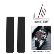 For Tissot Mens Watch T048 Racing T-RACE Sports Series T048417A Silicone Rubber Watch Strap 21Mm Men
