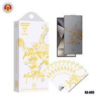 KA - A09 1 BOX CONTAINS 10 PCS TEMPERED GLASS ANTI SPY monkey KING FOR SAMSUNG S21 S21+ S22 S22+ S23