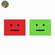 Acne studios logo face flat sticker