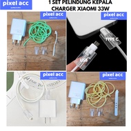 1 Set Xiaomi 33W / 45W / 55W Shell Cable Protector Protective Sleeve for Fast Charging Adapter | Cab