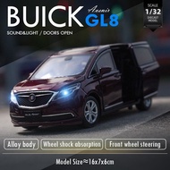 Jkm 1:32 Buick gl8 âm thanh & ánh sáng xe hợp kim mô hình xe đồ chơi Diecast sưu tập hoies Quà Tặng 