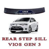 Toyota Vios Gen 3 Superman 2013-2018 Rear Stepsill Rear Bumper Guard Step Sill for Vios Gen3 Rear St