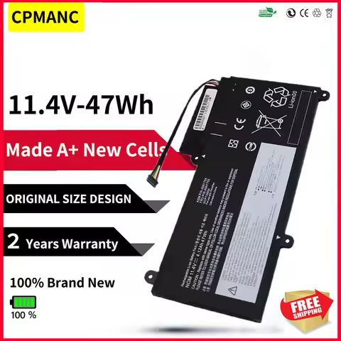 CPMANC 47Wh 45N1754 45N1755 Laptop Battery For Lenovo For ThinkPad E450 E450C E460 E460C E455 E465 E