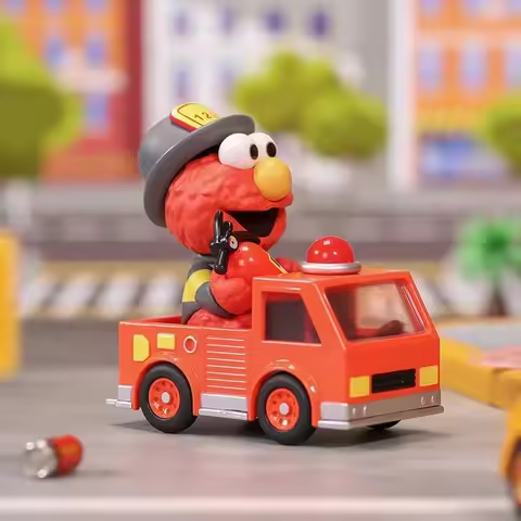 POP MART Sesame Street Vehicle Series Blind Box Guess Bag Desktop Decoration Cute Model Gift Toys An