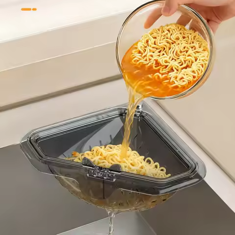 Separate Anti-leak Sink Drain Basket Filter Quickly Detachable Openable Bottom Cover Kitchen Sink Fi