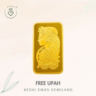 [Kedai Emas Gemilang] 8001269 Pamp 1 Ounce (31.1G) (C376087) Gold Bar (4.1Cm) (31.1G) [999 Gold]