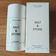 75g Salt & Stone 強效天然體香劑 橙花與羅勒 neroli and basil  番紅花與雪松 止汗 香體膏 Saffron & Cedar|| 黑玫瑰與烏木 BLACK ROSE &