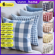 Lattice stripe cushion cover，Pillow Cover，Pillow case，cushion cover， Sofa Bedroom Pillow Cover Throw