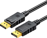 4K DisplayPort to DisplayPort Cable, Computer Monitor Cable 6 ft, 4K@60Hz, 2K@144Hz, Display Port Ca