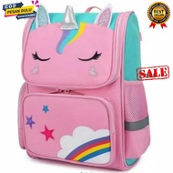 TAS ANAK TERBARU 2025 RANSEL SEKOLAH TK SD PEREMPUAN MURAH PROMO TAS PUNGGUNG SEKOLAH MOTIF UNICORN