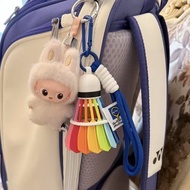 ✅ in stock ✅ Souvenir badminton keychain cute Rainbow Badminton Pendant Sports Hitch 3d Printing Dop