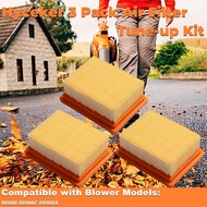 3PCS BR800 Air Fuel Filters Spark Plug Kit for Stihl BR800 BR800C BR800X Magnum Backpack Leaf Blower