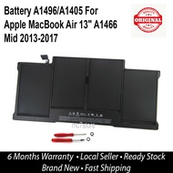 Battery A1496/A1405 For 13 inches A1466 Mid 2013-2017 with screwdriver