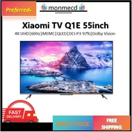 Xiaomi  Android TV Q1E 55inch QLED | 4K UHD | 60Hz |MEMC | DCI-P3 97% (Color gamut) Smart Household 