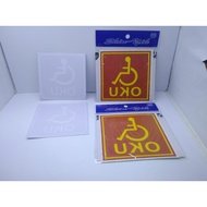 OKU Car - OKU Car Sticker Card  Shin-Yili (1PCS)