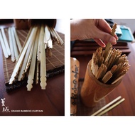 [City Bamboo Art] 〔 Bamboo-Sign Stick/1 * cm * Length 40/25cm 〕 Stick, Sign Palace Supplies, Product