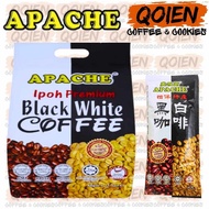 APACHE IPOH PREMIUM BLACK WHITE COFFEE INSTANT COFFEEMIX DRINK / PACK 15 sachets X 40 gram & 3sTRIPL