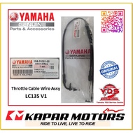 (100% Original) Yamaha LC135 LC 135 V1 Throttle CABLE WIRE ASSY Xx1S8-F6301-00Xx Oil CABLE 135LC