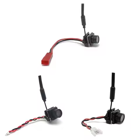 Superb Micro-Type AIO 800TVL Camera 5.8GHz 25mW FPV Transmitter with Dipole Brass Antenna Combo for 