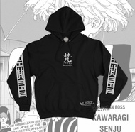 Jaket Hoodie anime tokyo Revengers Team Brahman Bahan Kaun Tebal