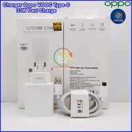 Charger Oppo 33W VOOC USB Type C SuperVOOC Oppo 33 Watt Original