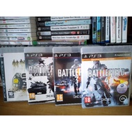 Battlefield Bad Company 1, BC 2, Battlefield 3, 4 PS3