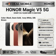 [C/C] HONOR Magic V5 5G [32*(16+16)GB RAM 512GB ROM] - Original HONOR Malaysia