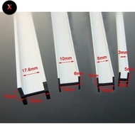 FS 1pcs Aluminium U Profile Channel DIY RC Car Model Robot Bracket Chose Size