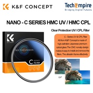 K&F Concept CPL Nano C-Series HMC CPL Filter / HMC UV Filter for DSLR Lens Filter