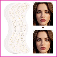 Glitter Freckles Sticker Face Gold Temporary Transfer Freckles Stickers 10x Face Sticker Waterproof 