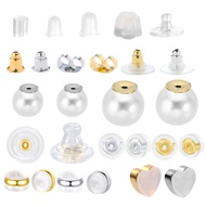 Diy diy Ear Plug Anti-Drop Buckle Rear Plug Ear Stud Plug Transparent Ear Cap Ear Buckle Anti-slip F