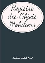 Registre des objets mobiliers pour antiquaires et brocanteurs: Livre de police spécial brocanteur, a