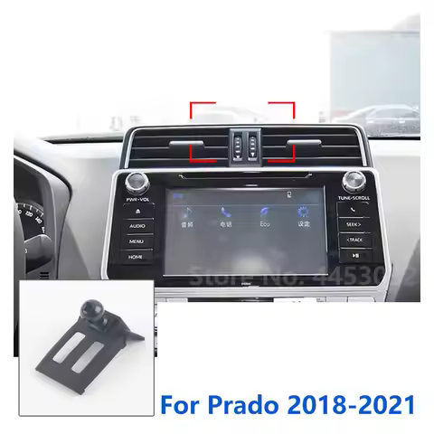 17mm Special Mounts For Toyota Prado tx vx txl sx Car Phone Holder GPS Fixed Bracket Air Outlet Base