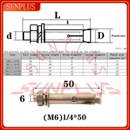 nails❈Dyna bolt/Expansion Bolt 1/4", 5/16", 3/8",1/2'',5/8