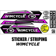 WIM BICYCLE STICKER VARIATION BIKE STICKER ALL BICYCLE STRIPING MOTIF WIM-CYCLE STRIPING MOTIF