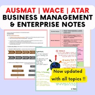 AUSMAT Notes ATAR 96.40 Business Management & Enterprise Notes [WACE Notes | ATAR Notes] Single Chap