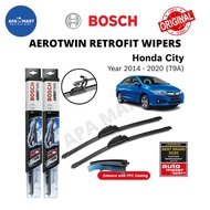 BOSCH Aerotwin Retrofit U Hook Wiper Set for Honda City GM6 / T9A 3rd Gen (Year 2014-2020) (26"/14")