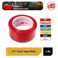 3M 471 Red Tape @ 50mm x 36 yards