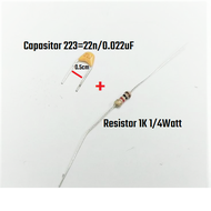 Capasitor @ Resistor 1K