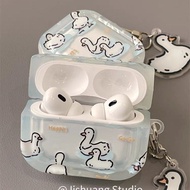 Earphone Protective Case Swan Cartoon Creative Suitable Airpods Earphone Case Silicone Shockproof Pr