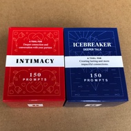 English Table Game Intimacy icebreaker BestSelf Romantic Couple Question Answer Dating Card