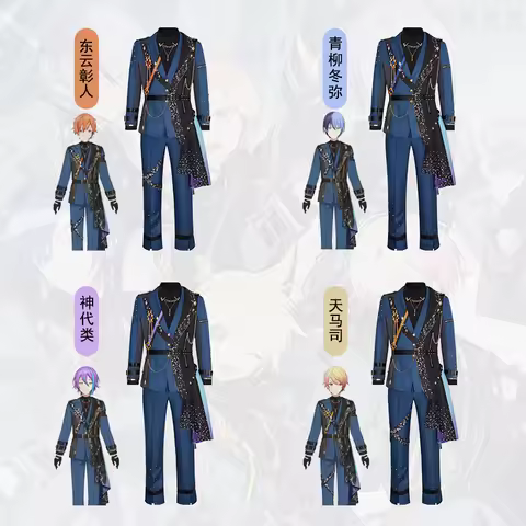 Ensemble Stars! Shine The Stars Kaito Sena Izumi Sazanami Jun Sakasaki Natsume Cosplay Costume Cos G