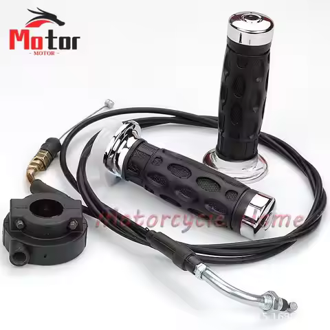 HotRoyitay Throttle Twist Grip Set with 7/8" or 22mm handlebar Throttle Cable for 50cc 80cc 125cc 15
