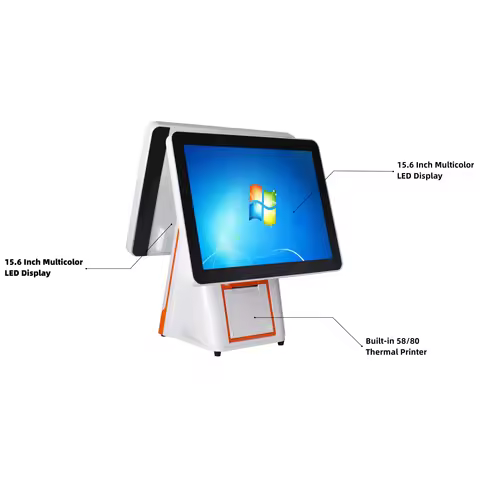 15.6 Inch POS Hot Sale Full Set Billing Cash Register Smart Retail Restaurant Electronic Payment Mac