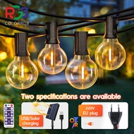 G40 Solar light USB Remote Control decorate String Fairy Lights Bulb solar string lights Outdoor Wat
