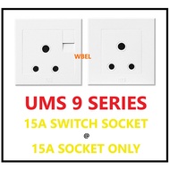 UMS 9 SERIES 15A SWITCH SOCKET OUTLET (9115) / 15A SOCKET ONLY (9015)