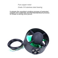 DIY 24V-48V 800W Underwater Thruster Brushless Motor 140mm 5 Paddle Propeller 130N Propulsion for RO