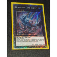 RA04-EN200 – Diamond Dire Wolf – Platinum Secret Rare – 1st Edition